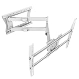 XTRARM TiTon 100 cm Wandabstand TV Wandhalterung, Langer Schwenkarm, neigen, schwenken, rotieren, ausziehen, für TV ca. 42-75 Zoll bis 60kg bis VESA 600x400mm, TV-Halterung, W