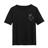 lässiges t-Shirt mit Rundhalsausschnitt und taschenkatze für Herren 3308 Male 2er-Pack horizontal Liverpool Stadt Fussball Ultras m1 fb Corse Sketch Color Block Performance stehkragenhemd k