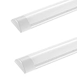 LED Feuchtraumleuchte 120cm, 40W 4000LM LED Röhre Deckenleuchte, LED Werkstattlampe Leuchte Kaltweiß 6000-6500K, LED Leuchtstoffröhre für Garage, Keller, Werk