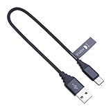 Typ C Kabel Schnelles Aufladen Android Kurz Nylon Geflochten Ladegerät Kompatibel mit Sony Xperia L1, L2, X Compact, XA1, XA1 Plus, XA1 Ultra, XA2, XA2 Plus, XA2 Ultra, XZ, Premium XZ1 USB C (0.25m)