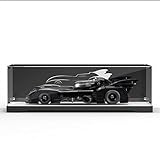 JYFLY Acryl Schaukasten Vitrine, 3mm Show Case für Lego 1989 Batmobile Lego 76139 (Nicht Enthalten Lego Modell)
