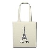 Spreadshirt P.D. Moreno Eiffelturm Paris Stoffbeutel, N