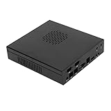 Gatuxe Mini-ITX-Gehäuse, Desktop-Computer-Gehäuse Licht zarte Gute Wärmeableitung Professionelles Design für Hotelcomputer für Selbstbedienung