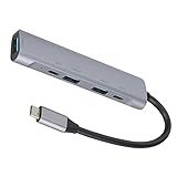 YOIM Handy-Dockingstation, Aluminiumlegierungsmaterial USB2.0-Schnittstelle Dockingstation Schnelle Ladegeschwindigkeit für die Datenübertragung