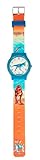 Depesche 6642 Dino World - Armbanduhr für Kinder mit Silikon-Armband, im Dinosaurier Design, spritzwassergeschützt und nickelfrei, sortiert in 2 Ausführung