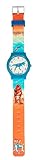 Depesche 6642 Dino World - Armbanduhr für Kinder mit Silikon-Armband, im Dinosaurier Design, spritzwassergeschützt und nickelfrei, sortiert in 2 Ausführung