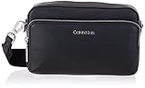 Calvin Klein Damen Ck Must Camera Bag W/Pckt Lg Crossovers, Schwarz, M