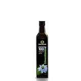 Kräuterland Schwarzkümmelöl 250ml - gefiltert, kaltgepresst, ägyptisch, 100% naturrein, mild - täglich mühlenfrisch, direkt vom H