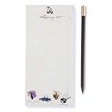 Susi Winter Design & Paper 18033 Shopping List mit Magnetbleistift Magnetblock, 10 x 21