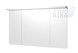 PELIPAL Balto Spiegelschrank/BL-SPS 17 / Comfort N / 122x74,5x24cm / A++
