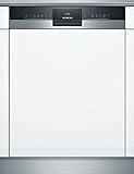 Siemens SL53HS60CE iQ300 XXL-Geschirrspüler Teilintegriert, 60 cm breit, Besteckschublade, intensivZone intensivZone mit starkem Sprühdruck, aquaStop Schutz gegen Wasserschäden, iQdrive Motor, Schw