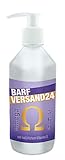 Barfversand24 | Omega 3-6-9-BARF-Öl für Hunde | 500ml mit Pumpspender | enthält u.A. Lachsöl, Hanföl, Borretschöl und Vitamin E