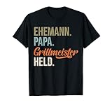 Herren Ehemann Papa Grillmeister Held T-S