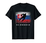 Slowakei Eishockey T-Shirt Slowakische Flagg