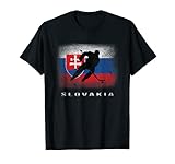 Slowakei Eishockey T-Shirt Slowakische Flagg