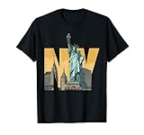New York City Skyline Geschenk Big Apple State Souvenir NYC T-S