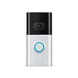 Ring Video Doorbell 3 von Amazon | HD-Video (1080p), verbesserte Bewegungserfassung | Mit 30-tägigem Testzeitraum für Ring