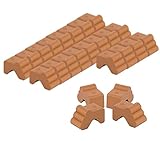 24x Blumentopf Füßchen Terracotta hellbraun Pflanzkübel Untersetzer extra stabile Kunststoff Füß