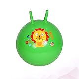 BESPORTBLE Sprungtrichter Hüpfball mit Griff Gymnastikball Türsteher Spielzeug Hüpfball für Kinder Kleinkind Kindergarten 45Cm (Zufällige Farbe)