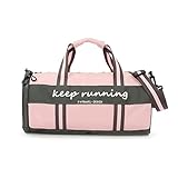 SBJG 2021 Neue Männer Gym Bags for Fitness Training Outdoor Travel Sporttasche Multifunktions Trockene nasse Trennbeutel (Color : Pink)