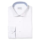 RIESENHEMD Hamburg Herren Freizeithemd - Slim Fit extra Lang - 100% Baumwolle - Kent Kragen - hellblau-weiß - Hemd Athen (40)