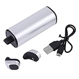 MeterBew1147 Praktisches kabelloses Mini-In-Ear-Headset Sport-Ohrhörer Stereo-Kopfhörer-Kopfhörer Schnurloser Freisprech-Kopfhörer - Silb