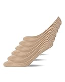 Snocks Ballerina Socken Damen 35-38 Beige Socken Ballerinas Sneaker Socken Damen Unsichtbare Füßlinge Damen Ballerina Sock