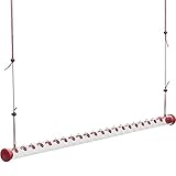 YKAMM Kolibri-Feeder mit Loch Vögel, die hängendes transparentes Rohr füttern Einfach zu bedienendes Patio-Garten-Hof-Außendekor (Color : Clear, Size : 50cm)
