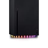 eXtremeRate LED Strip für Xbox Series X Konsole,RGB LED Streifen Lichterkette Stripes, 7 Farben 29 Effekte LED Lichtleiste Band für Xbox Series X Konsole inkl. IR Fernbedienung