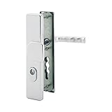 HOPPE Haustür Eingangstür Wechselgarnitur LONDON - Ö-Norm Entfernung 88mm, silber eloxiert, Langschild Profilzylinder für Türstärke 42-47mm, mit Kernziehschutz, Prüfung: RC2 nach EN 1906, 1 Stück Sicherheitsbeschlag