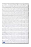 Böhmerwald Komfort Dauneneinziehdecke, allergikergeeignet, 90 prozent Daunen / 10 prozent Federn, Füllgewicht: 380 gr., Wärmeklasse: leicht, Größe: 155x220 cm, OEKO-TEX STANDARD 100