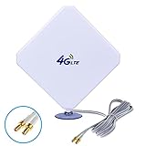 Aigital TS9 4G LTE Antenne 35dBi Dual Mimo Netzwerk Verstärker Signalverstärker WiFi Signal Booster Antenne für Wifi Router Mobiles Breitband, Huawei E5577, E5786, E5785,zte mf910