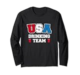 USA Drinking Team Funny Drinking Beer Lover Beer Pong Gift Lang