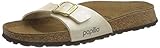 Papillio Damen Mules Madrid Birko-Flor Graceful Pearl White Sandale, 39 EU