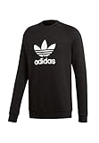 adidas Herren Trefoil Crew Pullover, Schwarz, S