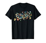 Origami Kraniche Tshirt - Japanische Origami Vögel Wunsch T-S