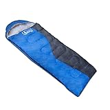 Activa Luxury Garden Schlafsack Outdoor Größe 220x75cm Füllung 250g/m² Gewicht 1,5kg Deckenschlafsack 3-4 Jahreszeiten 0 ℃ bis 15 ℃ Temperatur 100% Baumwollhohlfaser Füllung