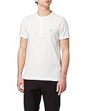 Tommy Hilfiger Herren SLUB SS Henley T-Shirt, Natur, L