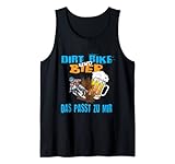 Dirt Bike und Bier das passt zu mir Supermotard Geschenk Tank Top