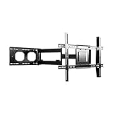 WZHZJ 32 '' - 70'LCD-TV-Wandhalterung Schwenkbar 90 ° -3 Schwenkarme TV-Rack VESA 700x400mm Großformatiger TV-R