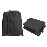 POHOVE Laubsack für Rasentraktor, 244 x 142 cm, Öffnung für Garten, Rasenmäher, Blattbeutel für schnelle Gartenlaub-Reinigung, universelle Passform für Reitrasenmäher (Rückseite)