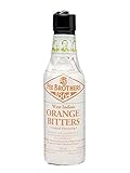 Fee Brothers Orange Bitters 150 ml für Cocktails & Longdrinks für besondere Würze und Raffinesse Geruch von frischen Orangen würziges Aroma nach Orangen Geschmack von viel herber F