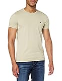 Tommy Hilfiger Herren STRETCH SLIM FIT TEE T-Shirt, Desert Tan, XXL