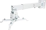 SCHWAIGER -9468- Beamer-Deckenhalterung/Projektor Wand-Halterung/universal-Halterung für Video-Projektor/drehbar und schwenkbar/hohe mechanische Belastbarkeit/max. Trag-Kraft von 20 kg