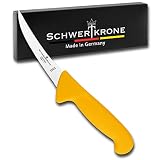 Schwertkrone Metzgermesser Ausbeinmesser 5'' Solingen - Edelstahl, polierte Klinge,