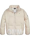 Tommy Hilfiger Jacke Winterjacke Mädchen Tonal Tommy Puffer 8 Jahre Beig