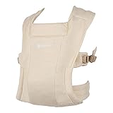 Ergobaby Babytrage für Neugeborene ab Geburt Extra Weich, Embrace Bauchtrage Baby-Tragetasche Ergonomisch, Cream, 1 Stück (1er Pack), beig