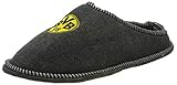 Borussia Dortmund Unisex Bvb-filzpantoffeln Hausschuh, Grau Silbergrau, 46 47 EU