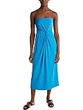ESPRIT Collection Jersey-Stretch-Kleid mit Drapé-Effek