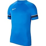 Nike Dri-FIT Academy Men's Short-Sleeve Soccer Top, royal blue/white/obsidian/white, XL